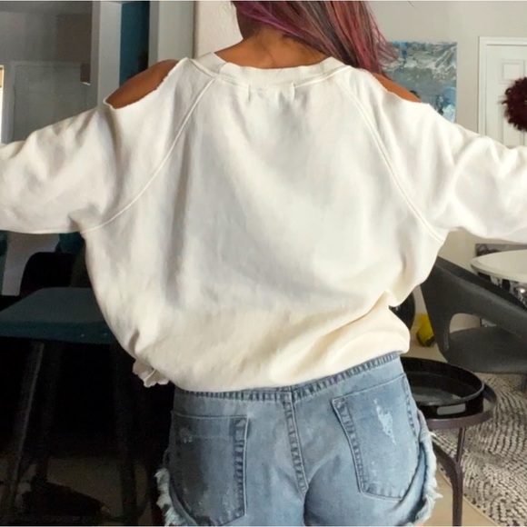 Wildfox CUSTOMIZED Oversized Ivory Black Letters Happily Ever After is EXPENSIVE - Picture 7 of 15